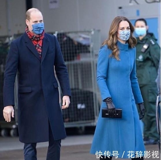 凯特王妃真懂时髦,深蓝大衣都能够穿出如此优雅感
