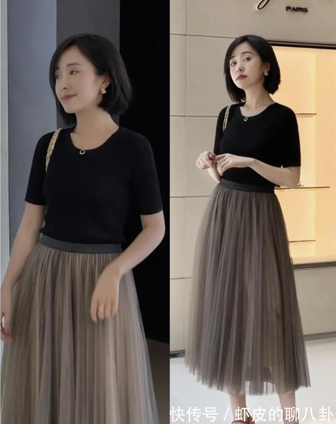 打扮|不怕年龄大,就怕不打扮!中年女性的8套穿搭示范,时髦减龄