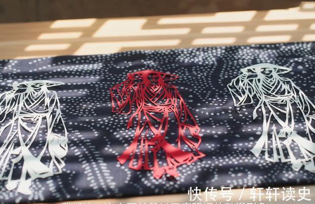 面塑|《天官赐福》跟着动漫认识非遗,谢怜的剪纸好美,石头上也能画画