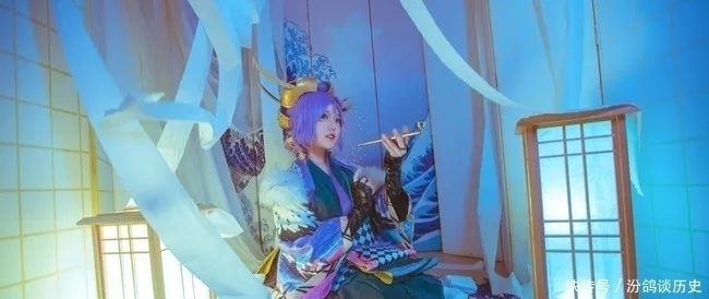 花魁|妖气御姐cos花魁和风,“卫生纸”炸裂还原,只想问P图人是谁