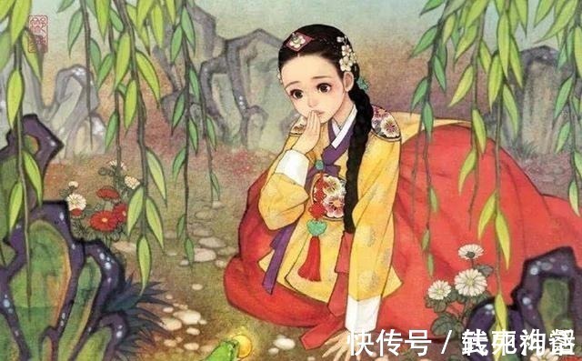 小红帽$当迪士尼角色穿上韩服，白雪公主气质优雅，小红帽和大灰狼好般配