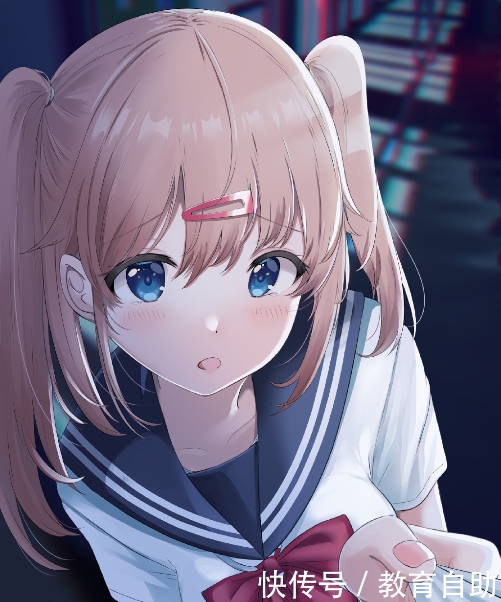 女友|【P站画师】可爱JK女友!日本画师塩かずのこ\uD83C\uDF40的插画作品