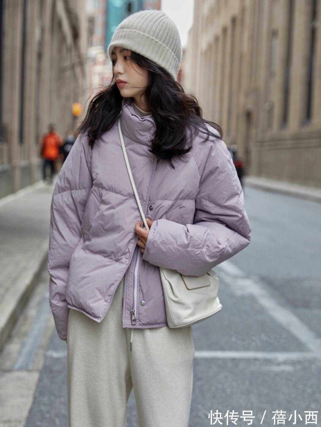 博主|时髦精今冬穿的外套不再是棉服,而是羽绒服,保暖、高级又有气质