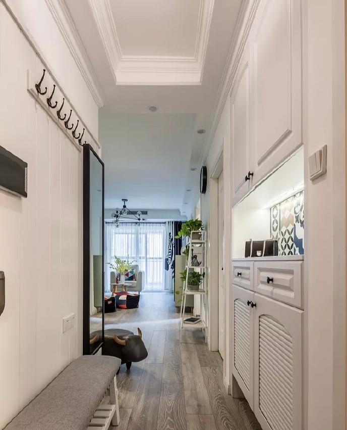 齐家栗子|玄关鞋柜这样装太明智了,漂亮多功能,还很省地方,可以照着装