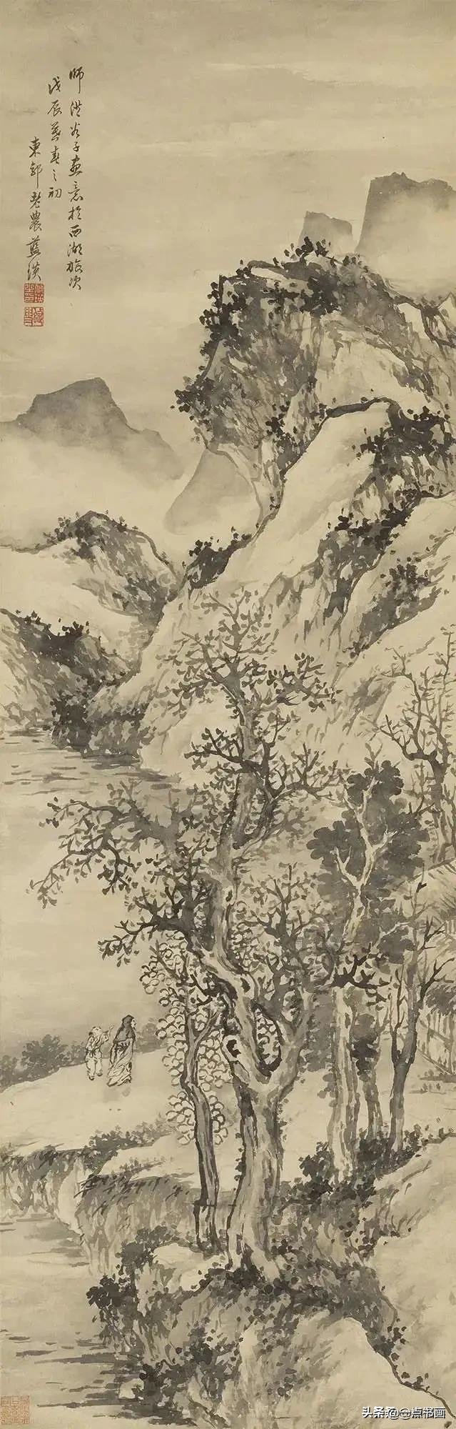 范曾&多位画家笔下的《松下问童子》，你最喜欢哪一幅？