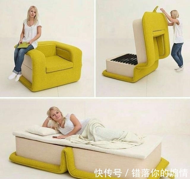 椅子|22个巧妙到爆的家居设计，设计师简直是天才啊！