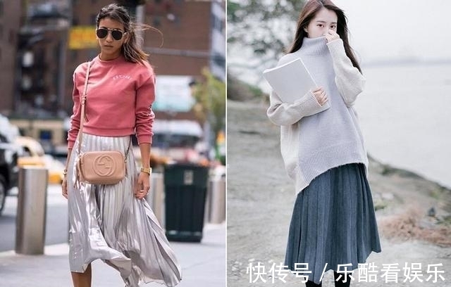 毛衣|今年流行宽松毛衣搭配半身裙,时髦又大气!显瘦减龄超好看~