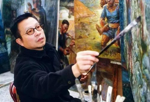 罗中立$感动一代人的油画《父亲》,为过评选添了一支圆珠笔,却成败笔