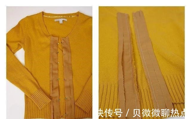 衣服|衣服上添加一排纽扣!原来可以如此简单,新手一看就明白的小技巧!