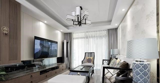 展示柜|新中式客厅电视墙,儒雅端庄,华丽大方!新中式客厅电视墙,儒雅端庄,华丽大方!