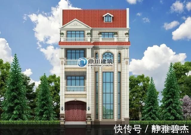 别墅|带地下室豪华高层别墅,占地虽小但却很霸气,落地窗大露台功能全