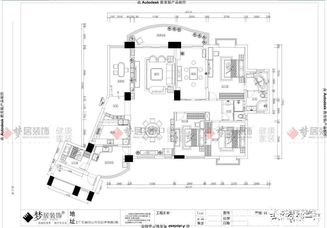 中式风|255平中式风装修案例，于空间变化中感受中式雅致家居