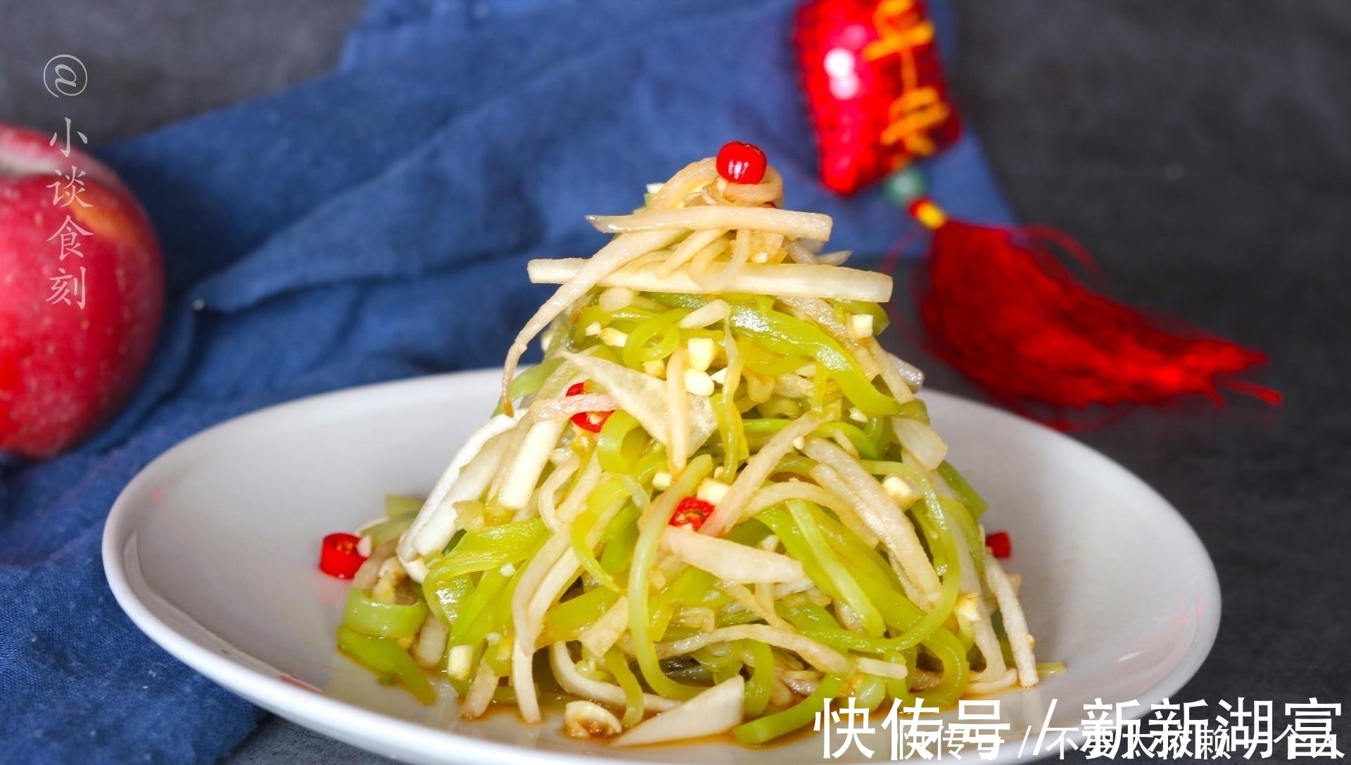 莴笋|凉拌莴笋时，有人焯水，有人直接拌，大厨：都不对，教你正确做法