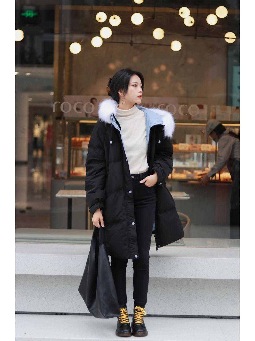 修饰|羽绒服要遮肉更要时髦,看潮人给你亲身示范,好用还简单!