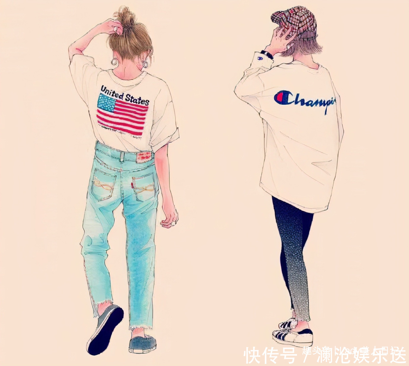 又被日本“手绘穿搭”惊到，从配色到搭配，怎么如此好看和时髦