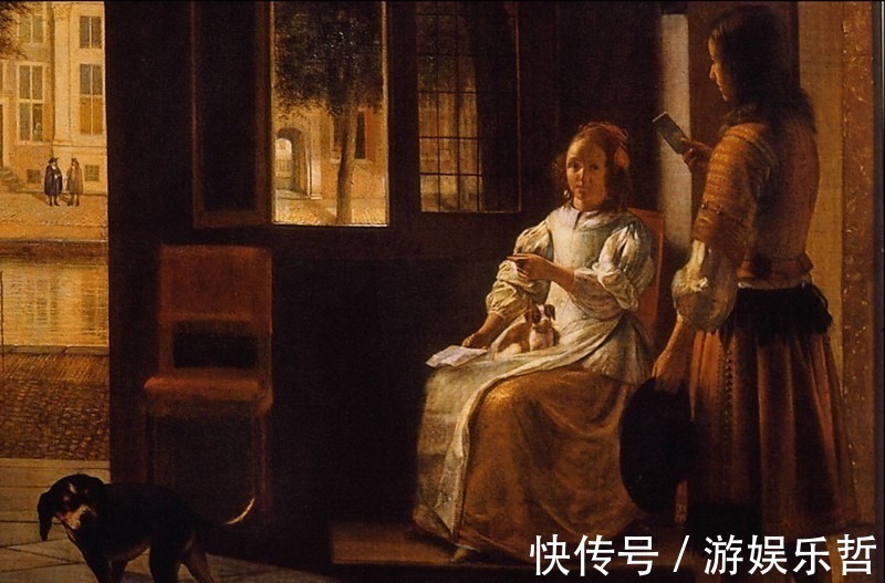 瓦儿$古画中出现智能手机,是穿越者的身影被画下来了吗