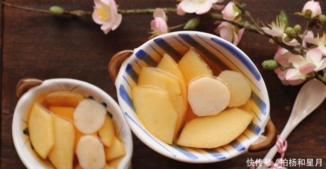 春天,把苹果和山药一起煮,我家每周喝3回,很多人不知道有啥用