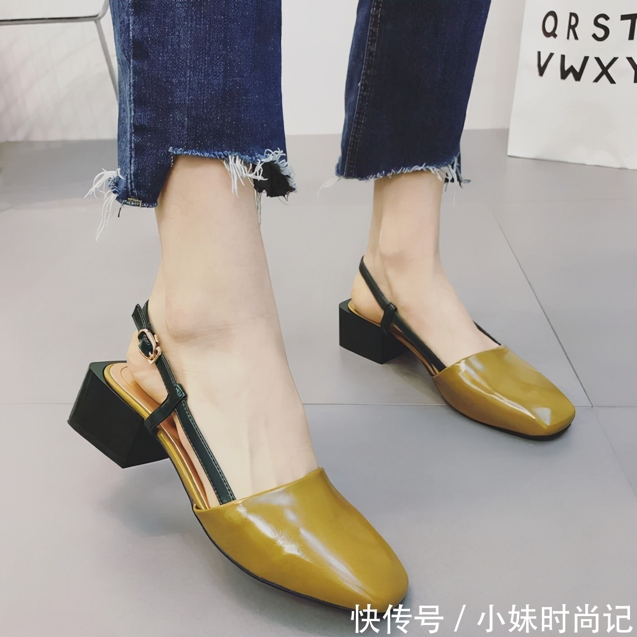 一字扣 今年大火的猫跟鞋,穿出自信女神范,无视场合惊艳四座