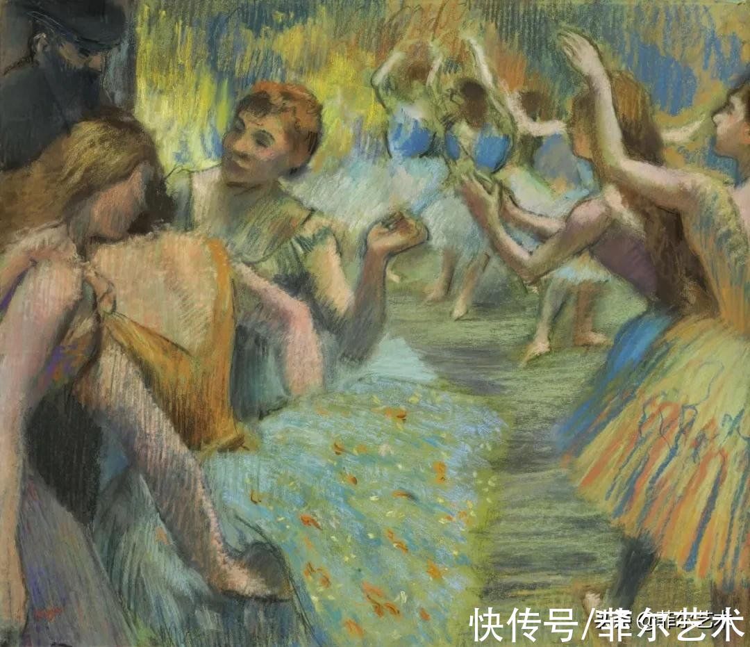 安格尔$法国艺术大师埃德加·德加舞女125幅油画作品,美翻了