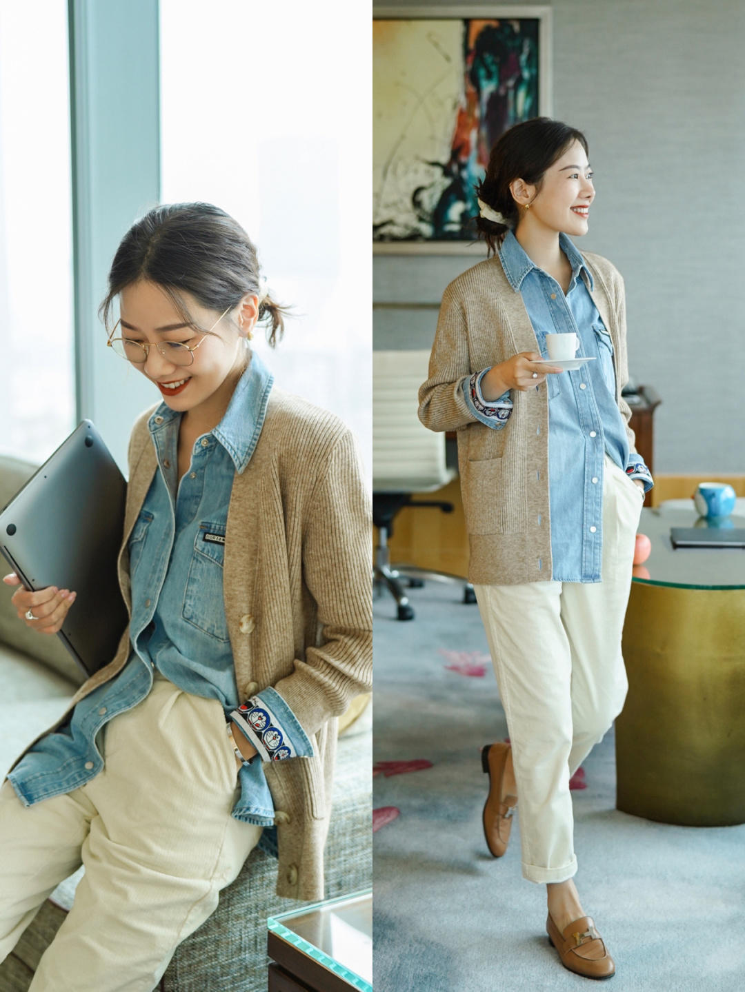 半身裙|夏季的“不出错”流行色穿搭,提升品味还减龄,百搭洋气且不挑人