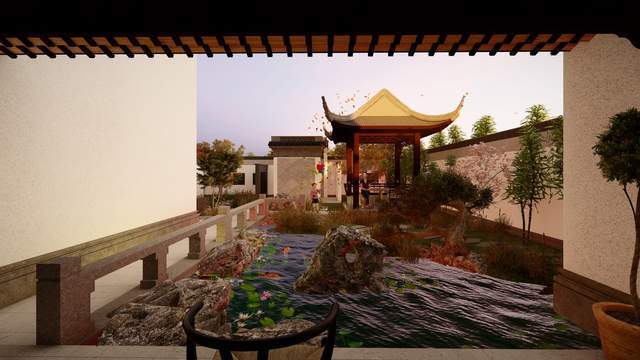 中式|惊艳乡村的中式庭院,青砖黛瓦木门铜锁,这才是记忆中的家