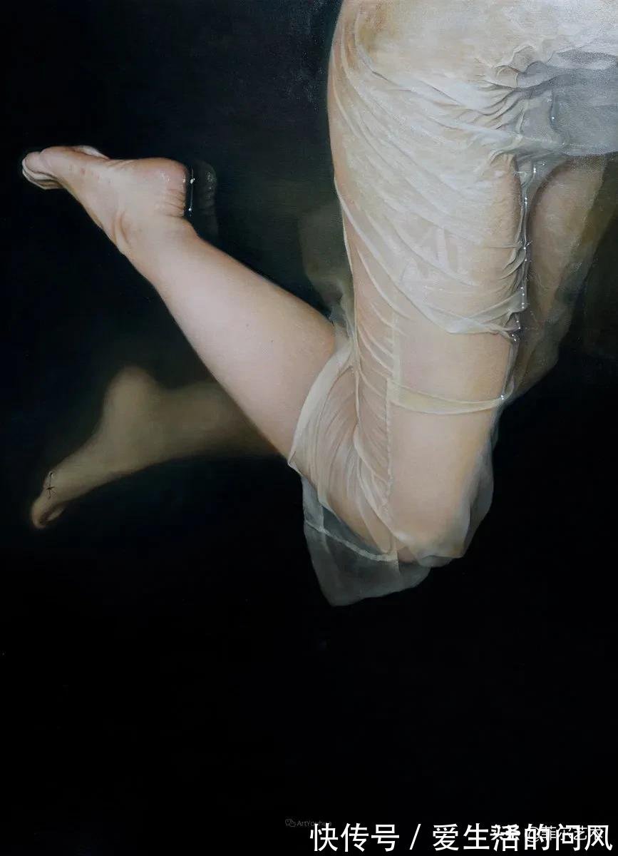 安妮·@法国画家安妮·罗达超高清、超写实人物油画作品欣赏