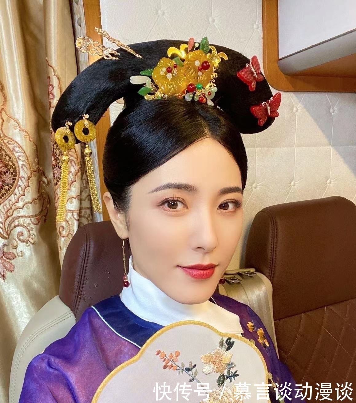 还珠格格|萌探综艺路透,本以为那英皇后造型足够霸气,却被曾黎古装惊艳到