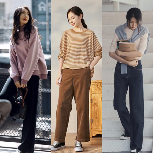 春季简约休闲风穿搭，慵懒文艺又藏肉，让出行变得轻松舒适