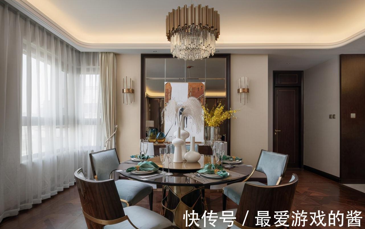 阳台上|168平轻奢风三居室,让艺术在空间中发酵