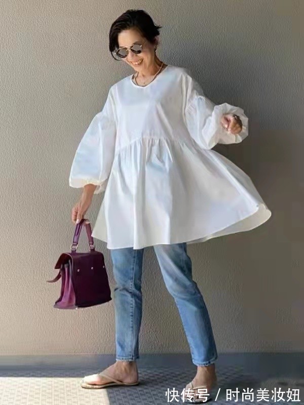 姐姐|这位58岁的“姐姐”太会穿了,身高仅1米53,凭穿搭美得优雅