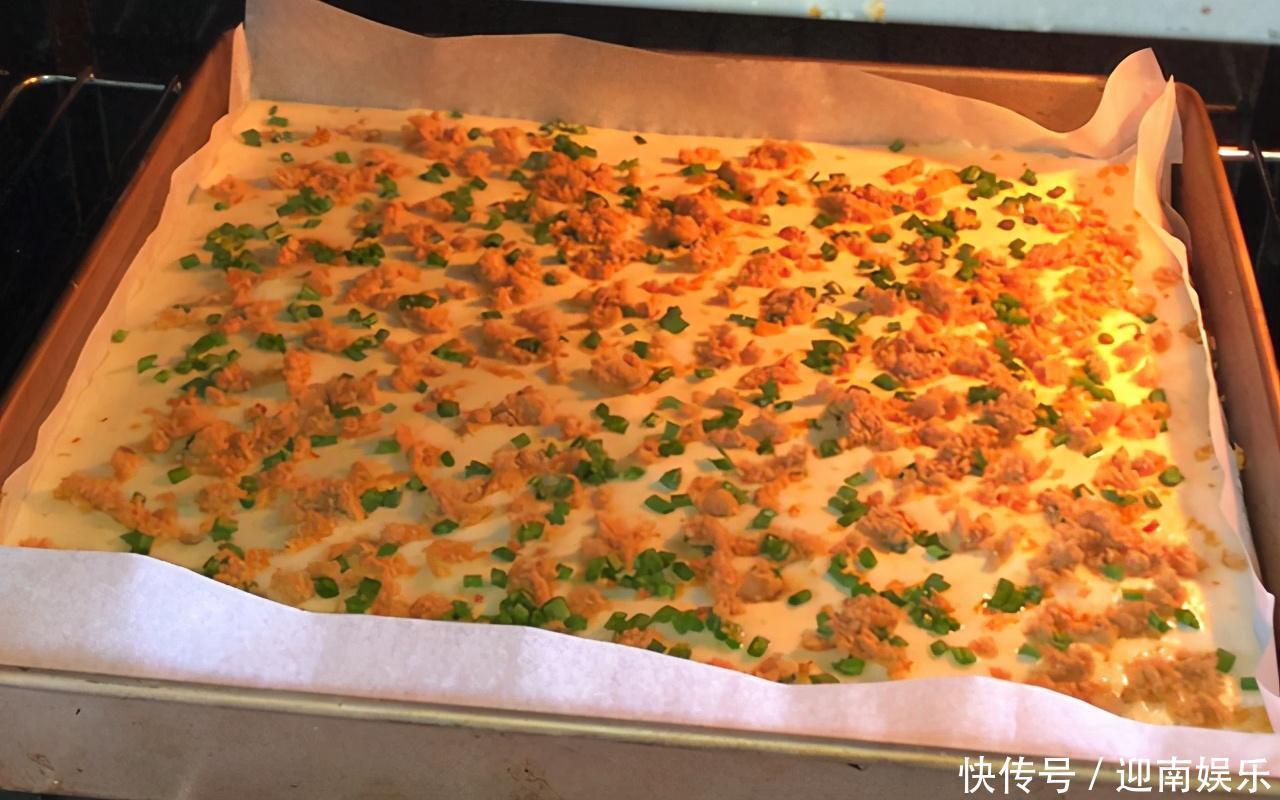 晒一晒我做的早餐,肉松蛋糕卷,松软香甜,好看又好吃,老少皆宜