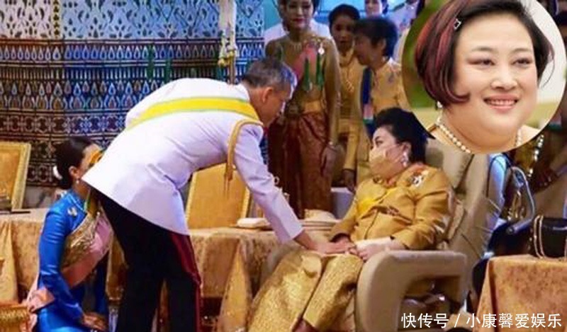 合影|最爱拉玛十世的女人是他的发妻,拍照时桌子上还放上他们的合影