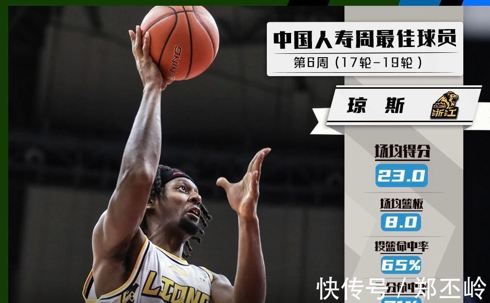 CB恭喜郭艾伦!CBA周最佳榜出炉,大侄子12连胜上榜,广厦外援入围