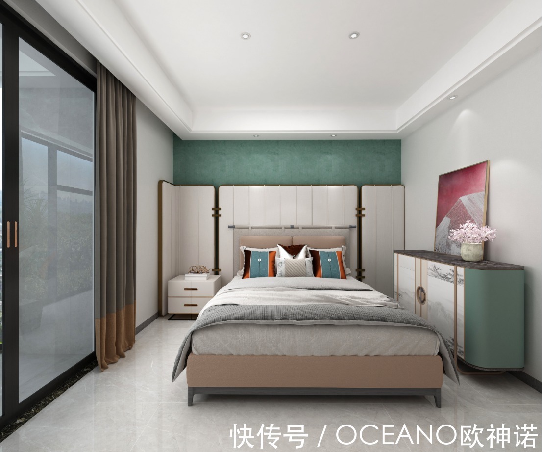 背景墙|118㎡的新中式，典雅韵味与现代简约的巧妙融合