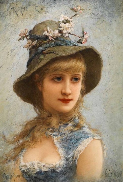 女性!著名画家布罗格的得意门生古斯塔夫的女性油画,太美了!