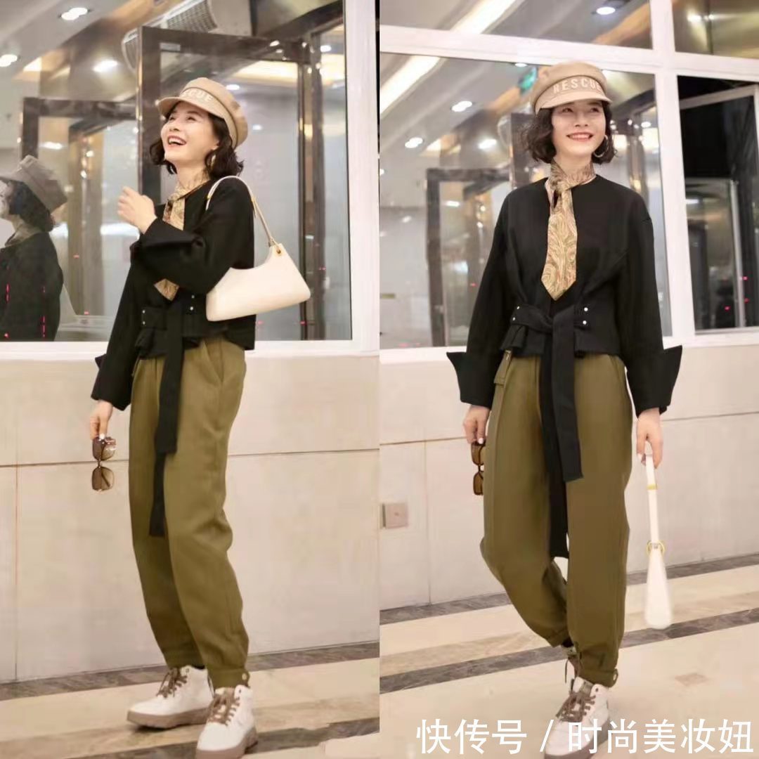 中年|40岁别穿得太老套,学这位中年"姐姐"的穿搭术,洋气又减龄