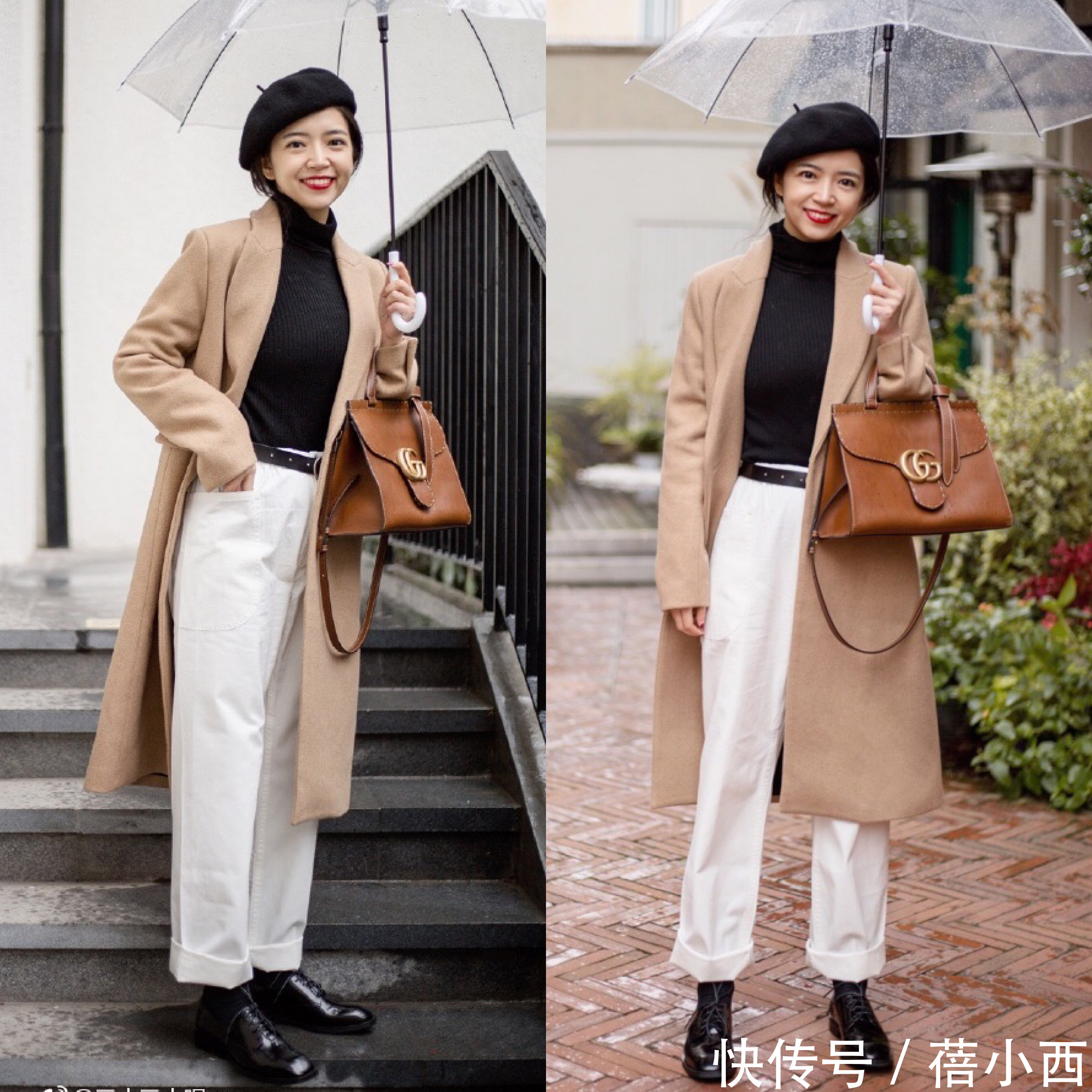冬季|冬季穿大衣想要好看,不一定配半身裙,搭这3条长裤更高级上档次