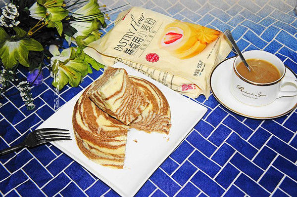 斑马纹戚风蛋糕