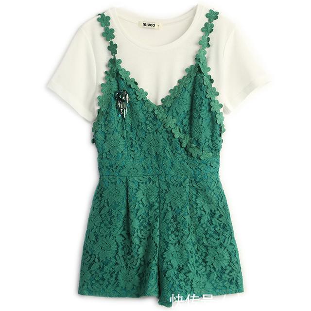 重工 气质蕾丝连体裤,精致的女生应该会特别爱,彰显简约小性感