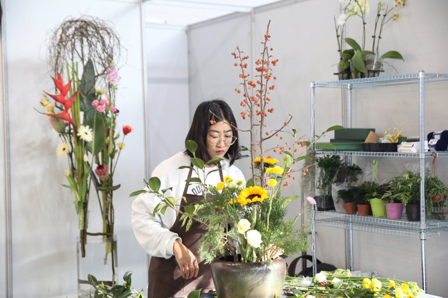 花艺|花艺国赛在城建学院举办 山东代表队获一等奖