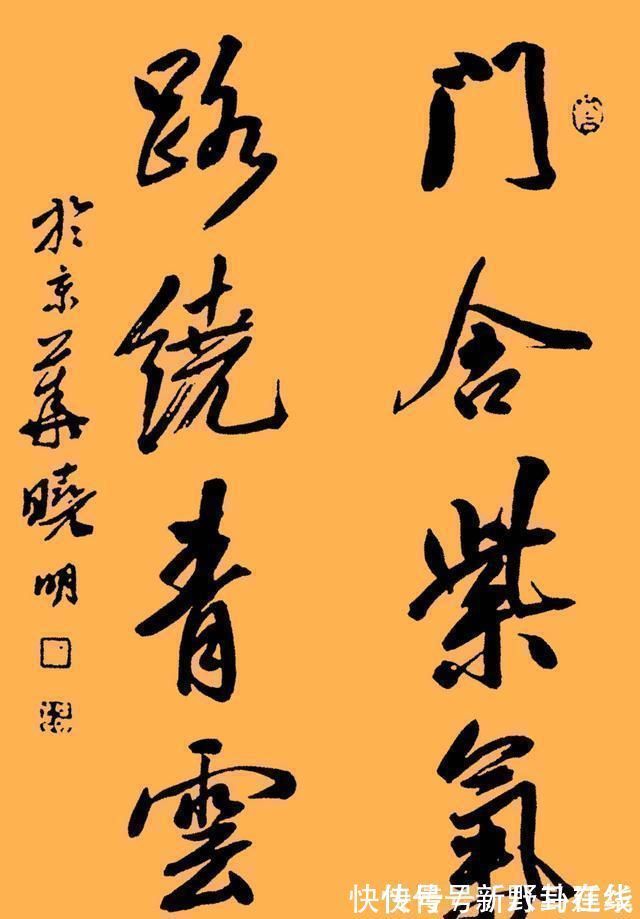 苕溪诗#她是著名书法家，笔法遒劲妍美，高古大气，可当书协主席