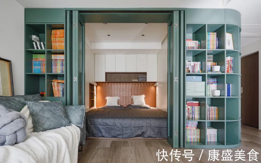 大便利|57㎡破旧老学区房大爆改,小户型也能拥有大客厅!太羡慕了!