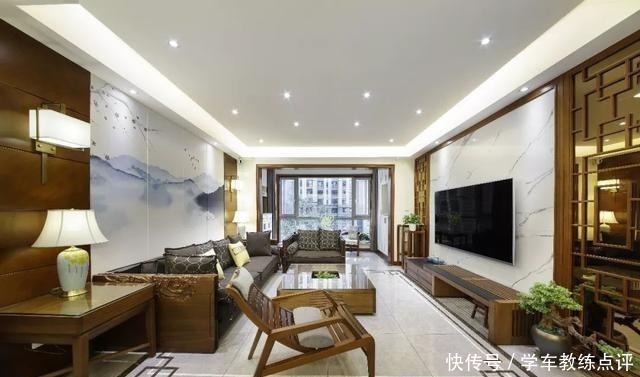 中式风格|新中式客厅电视墙,儒雅端庄,华丽大方!新中式客厅电视墙,儒雅端庄,华丽大方!