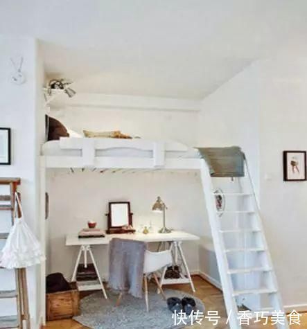 LOFT|国外很流行的“阁楼床”,小户型装上成LOFT,还多出10平米