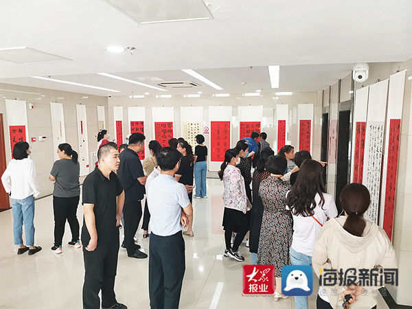 书法作品|滨城区“学党史 传精神 跟党走”主题书法作品社区巡回展举行