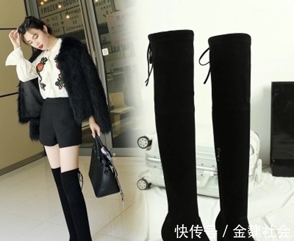 过膝长靴 又一“细腿靴”火了,有些女人怕驾驭不了,连试都不敢试,可惜了