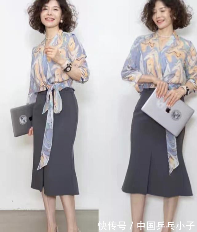 衬衫搭配 优雅与年龄无关,学这位博主的衬衫搭配技巧,50岁依旧是个姐姐