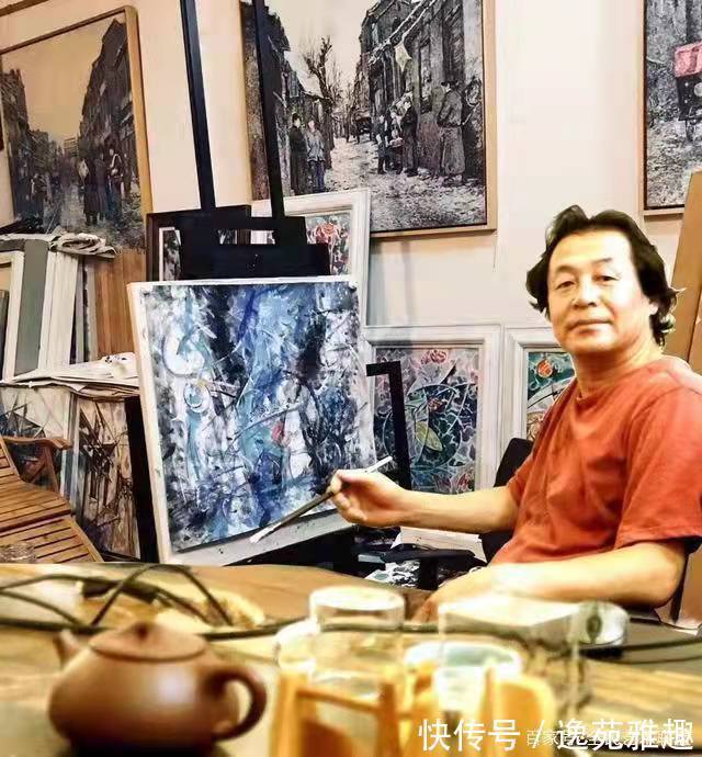 抽象主义#「生活美学」美学评论家冯德祥论画家支部在抽象作品中的美学特点