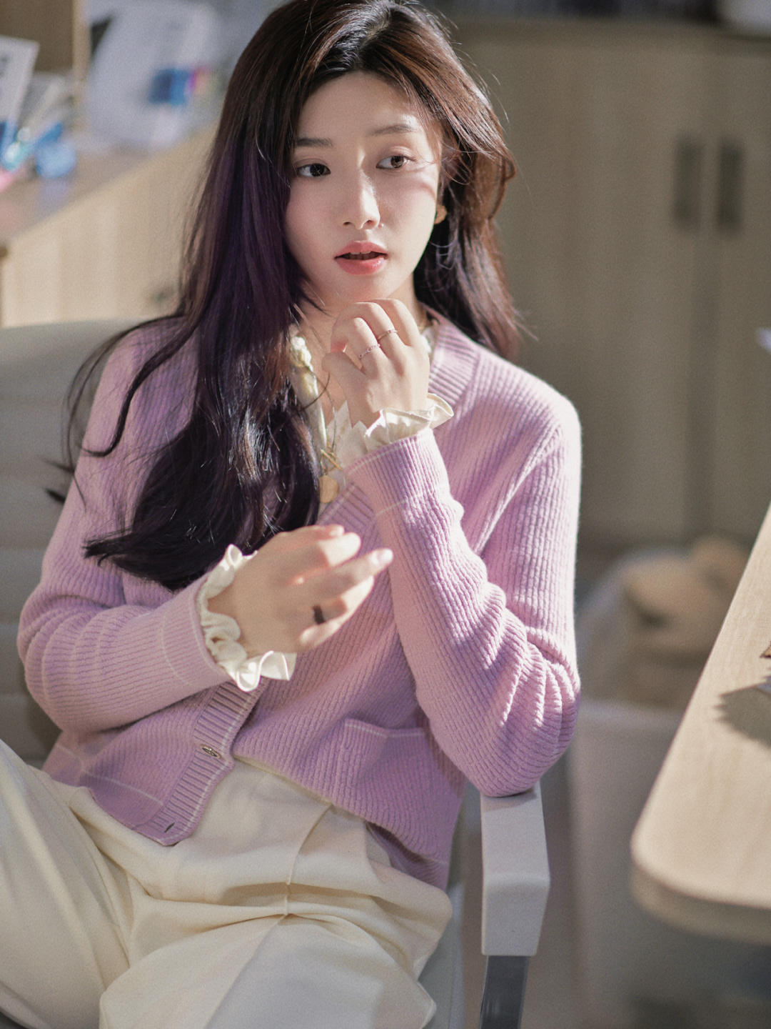 博主|针织衫的“高阶穿法”来了,入秋后看这篇就够了,优雅又有女人味