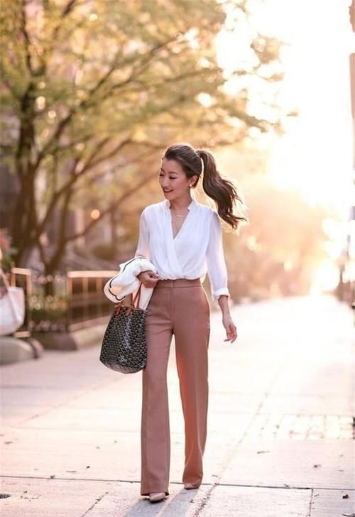 152cm的华裔博主，最接地气的“显高穿搭”，小个子女生真该学学